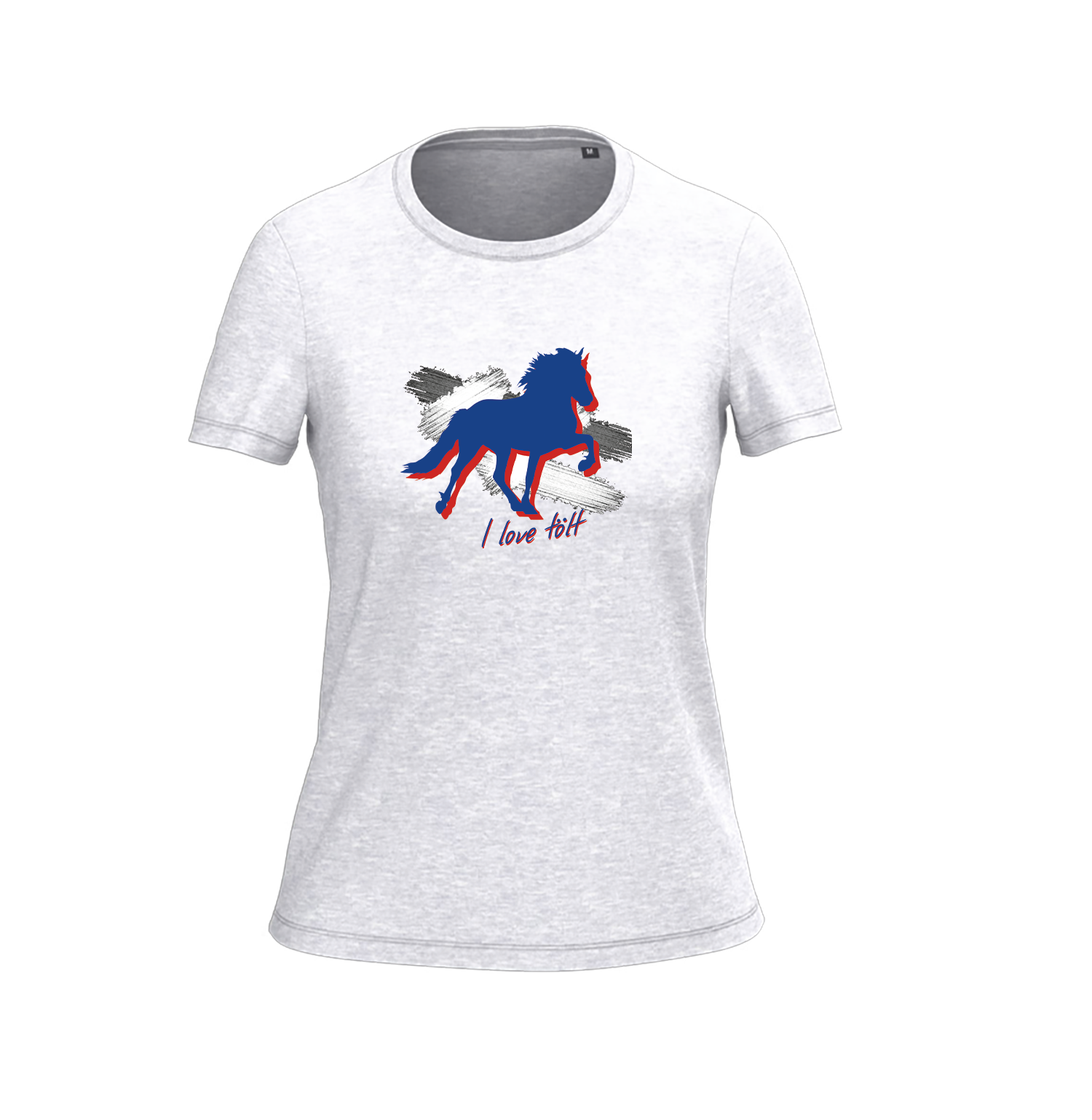 Women's T-shirt BIO-BW "I love Island"