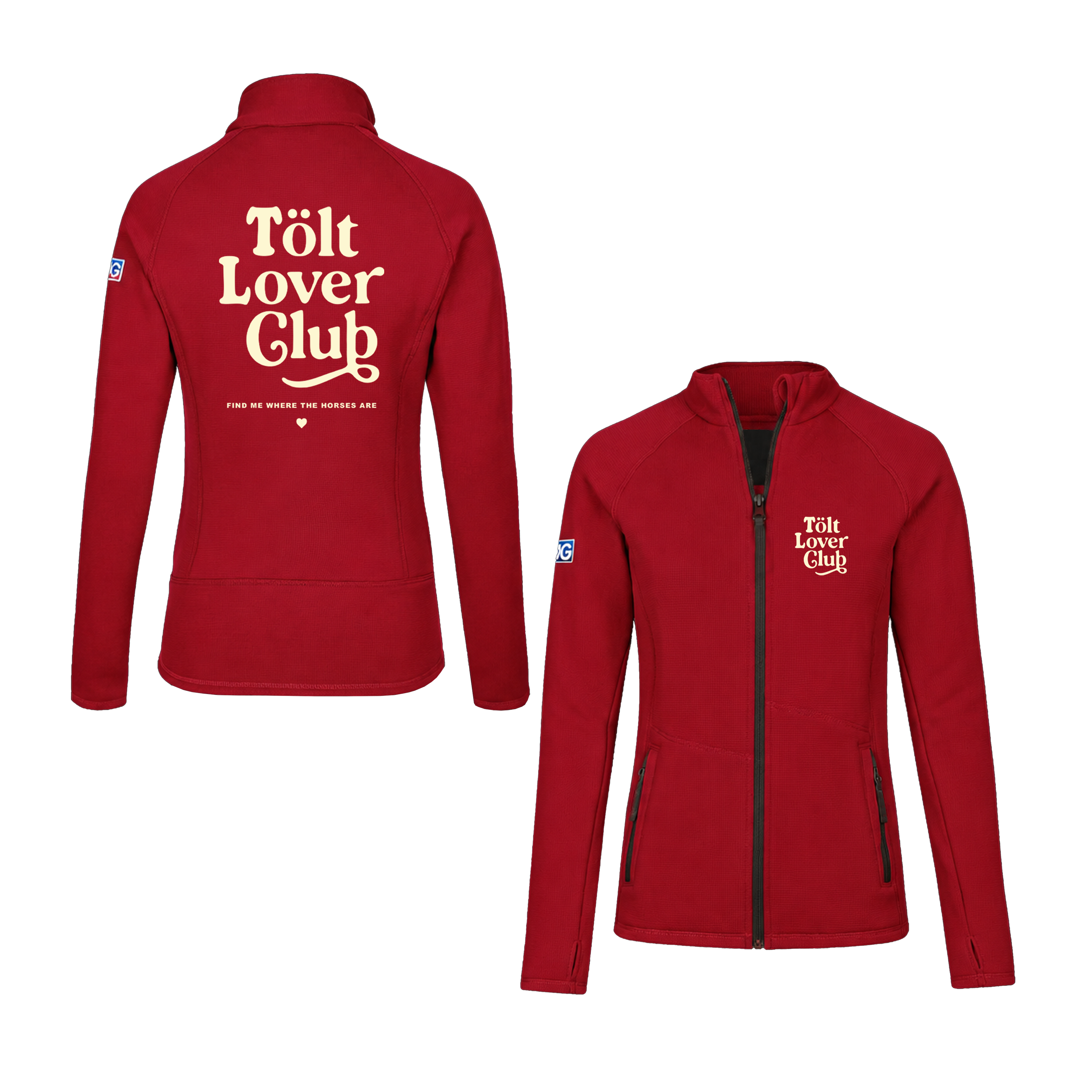 Gilja Fleece Jacke Unisex Tölt Lover Club / B-Ware