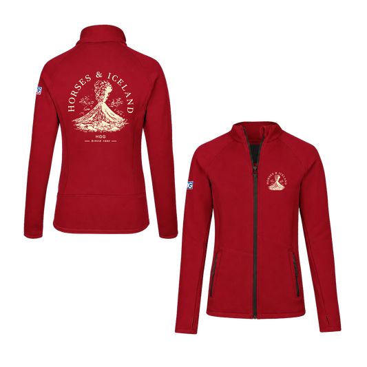 Gilja Fleece Jacke Unisex Horses and Iceland / B-Ware