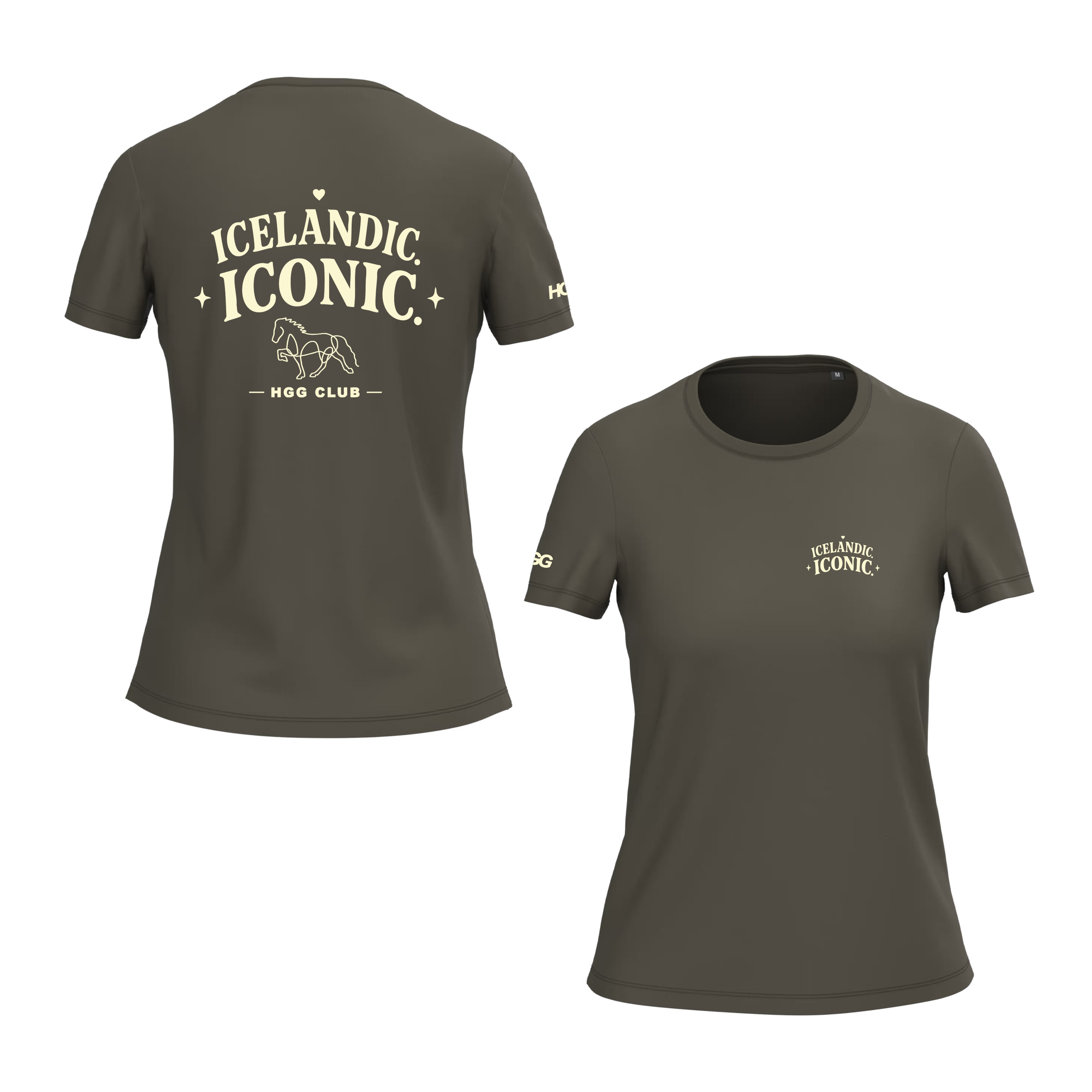 Women's T-shirt BIO-BW "I love Island"