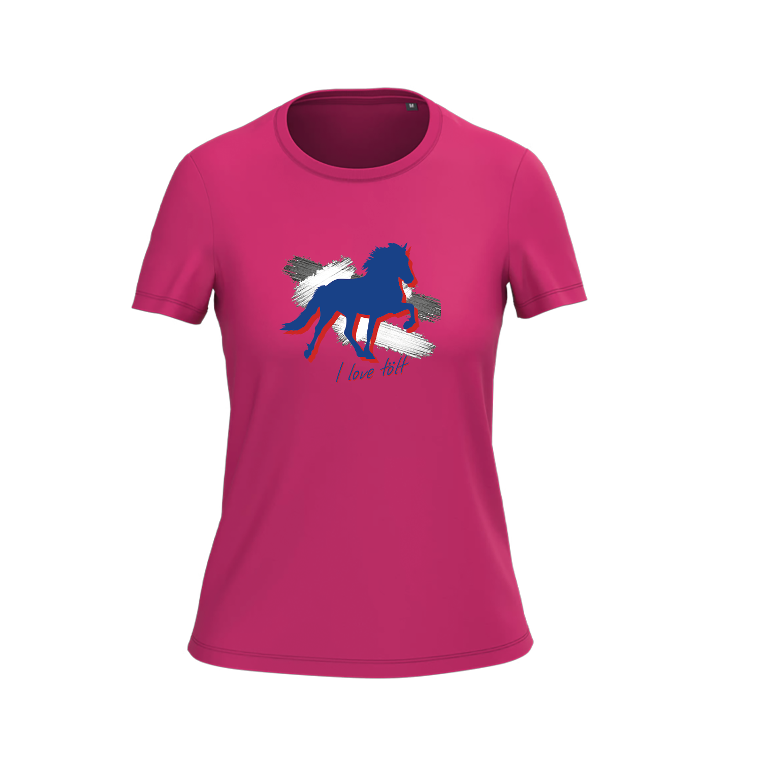 Women's T-shirt BIO-BW "I love Island"