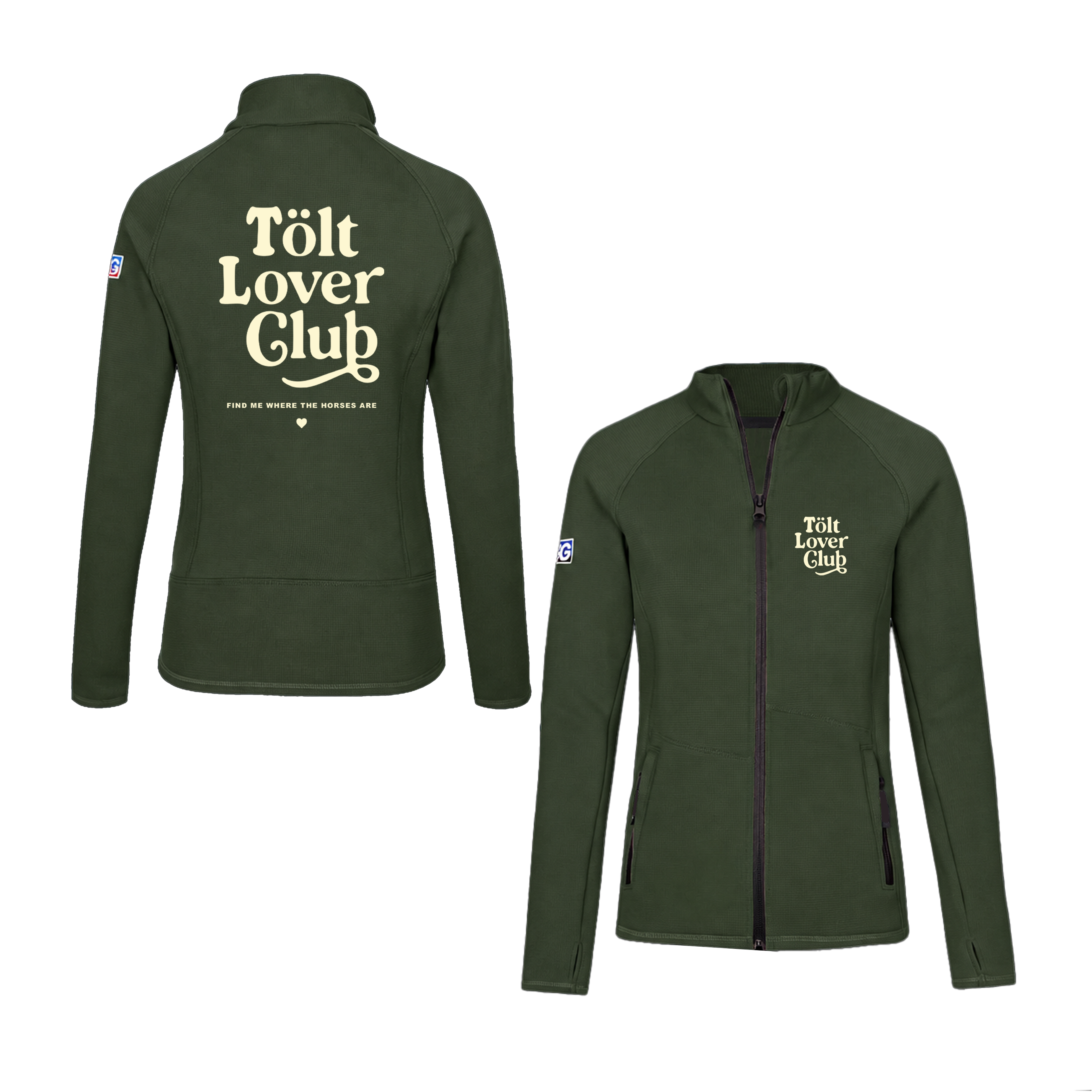 Gilja Fleece Jacke Unisex Tölt Lover Club / B-Ware