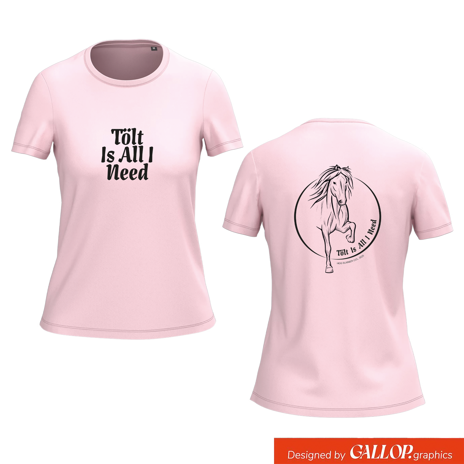 Women's T-shirt BIO-BW "I love Island"