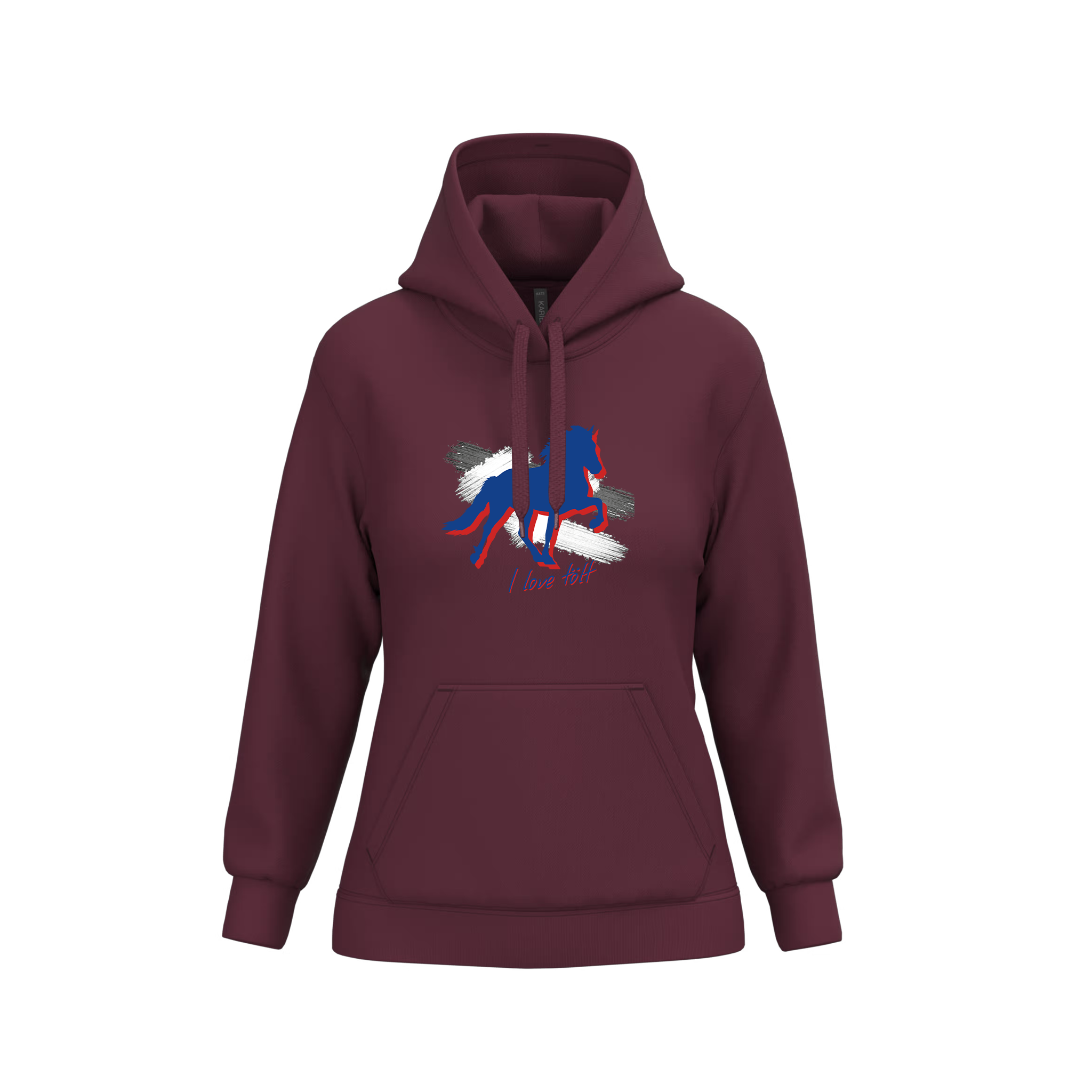 HGG Hoodie Damen "I Love Tölt" | Team