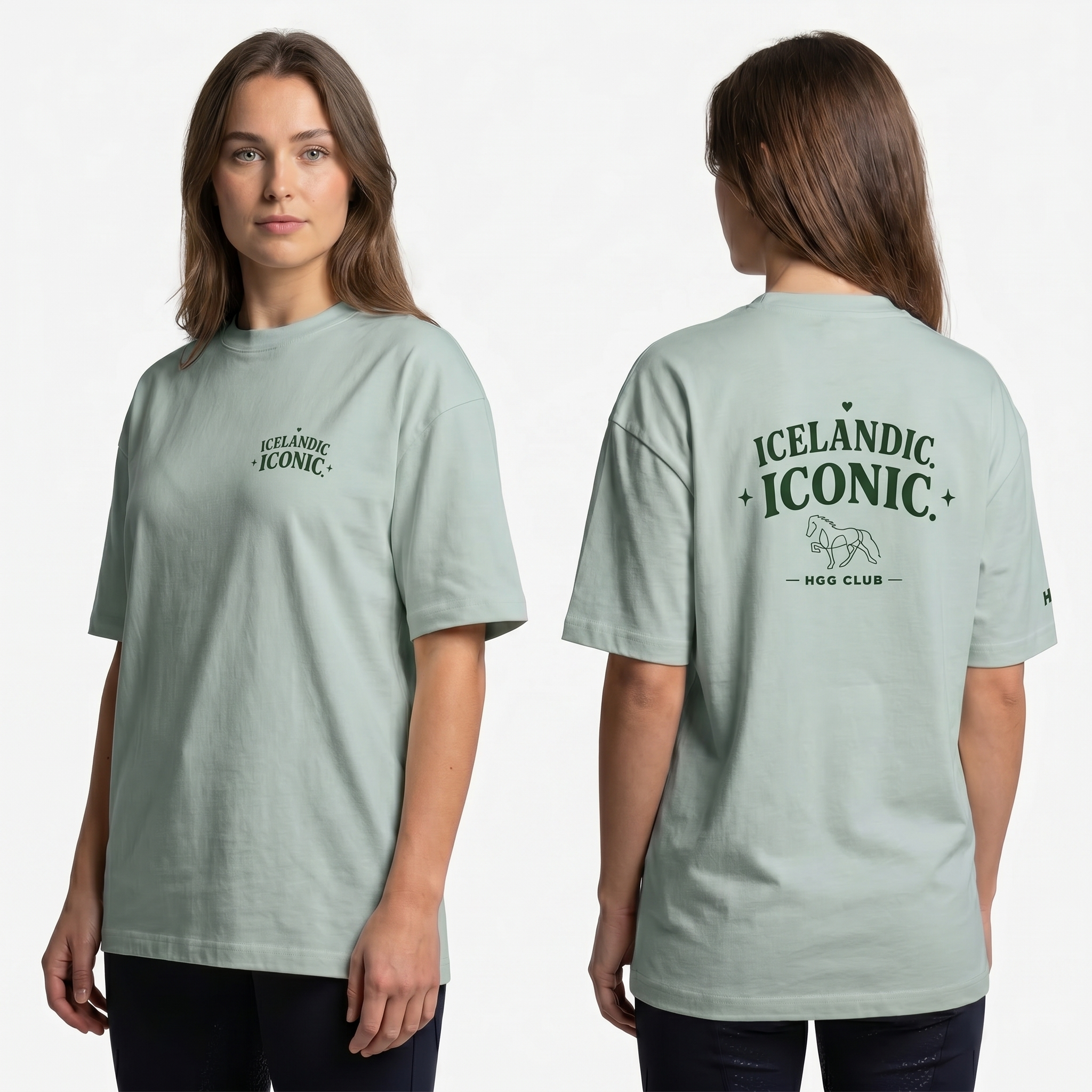 Women's T-shirt BIO-BW "I love Island"