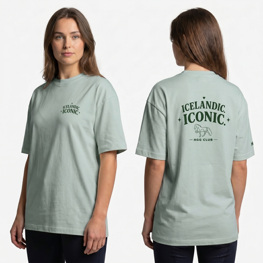 Oversize long T-Shirt, Unisex 220 g/m² "Icelandic Iconic"