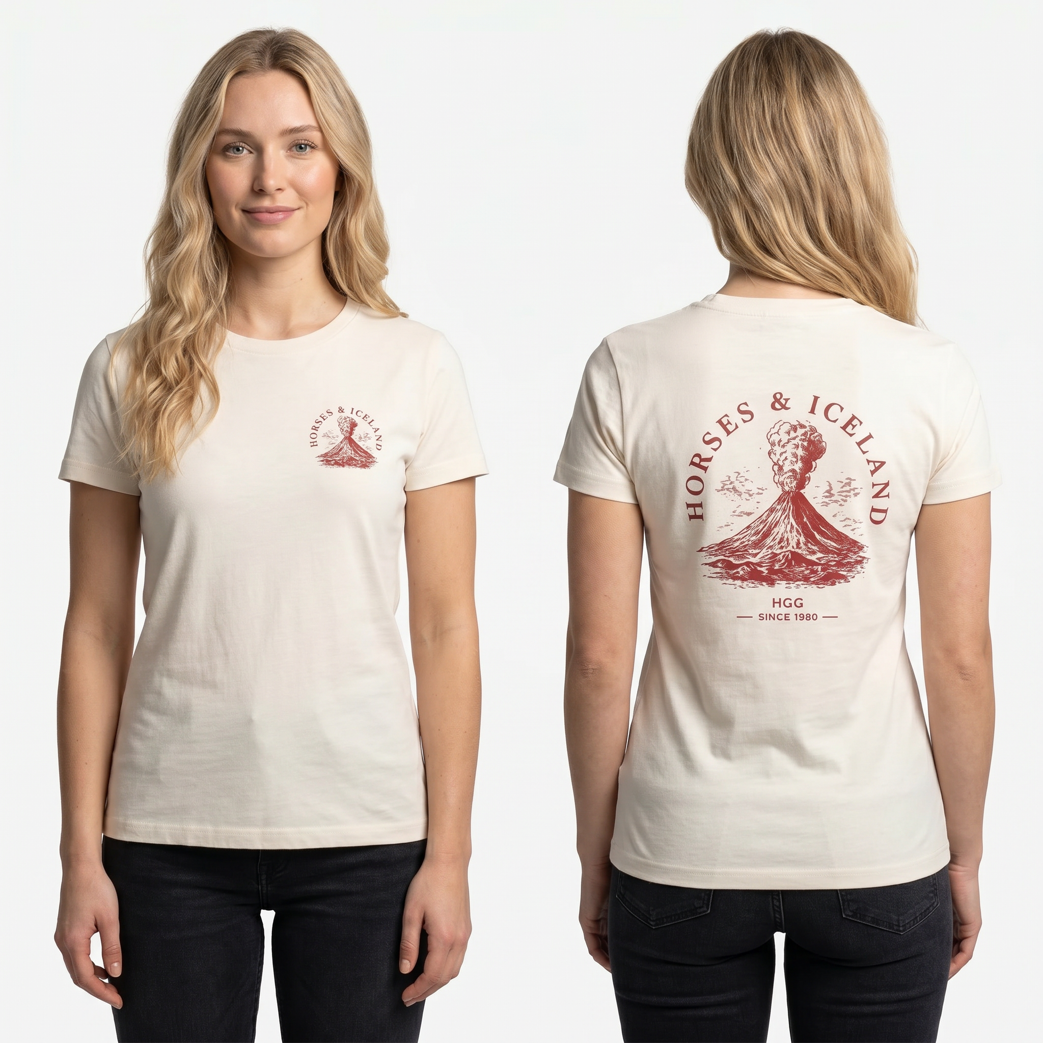 Women's T-shirt BIO-BW "I love Island"