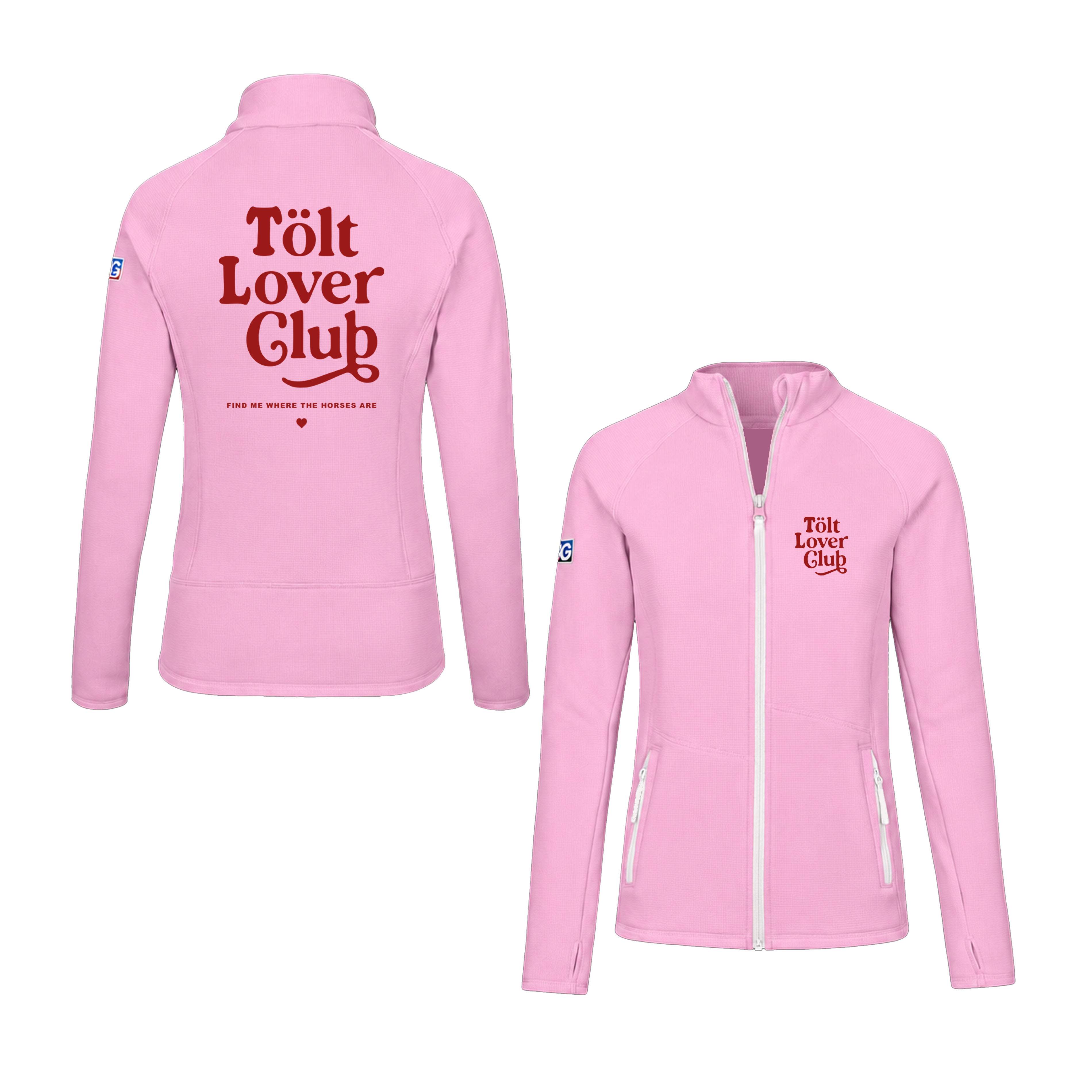 Gilja Fleece Jacke Unisex Tölt Lover Club / B-Ware
