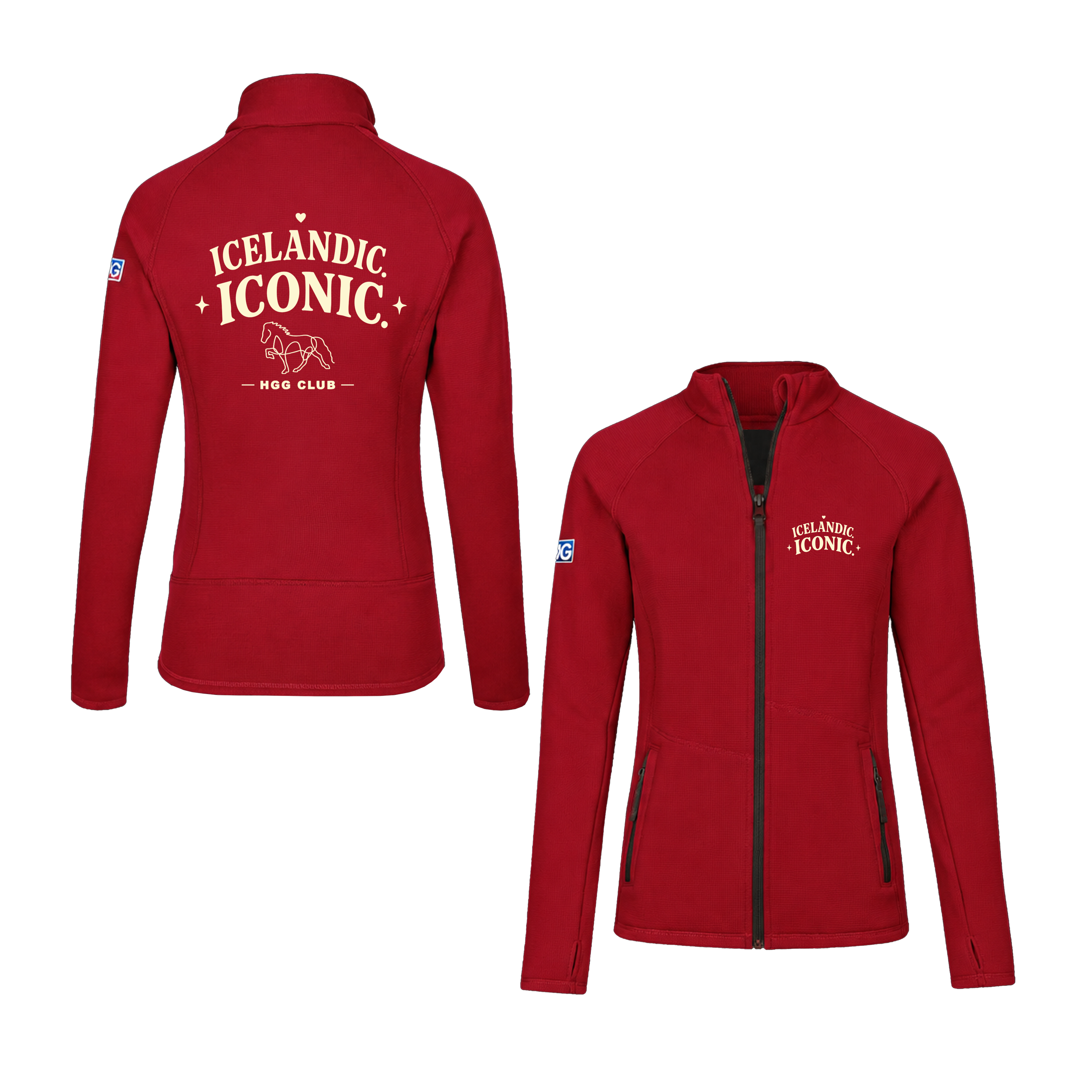 Gilja Fleece Jacke Unisex Islandic Iconic / B-Ware