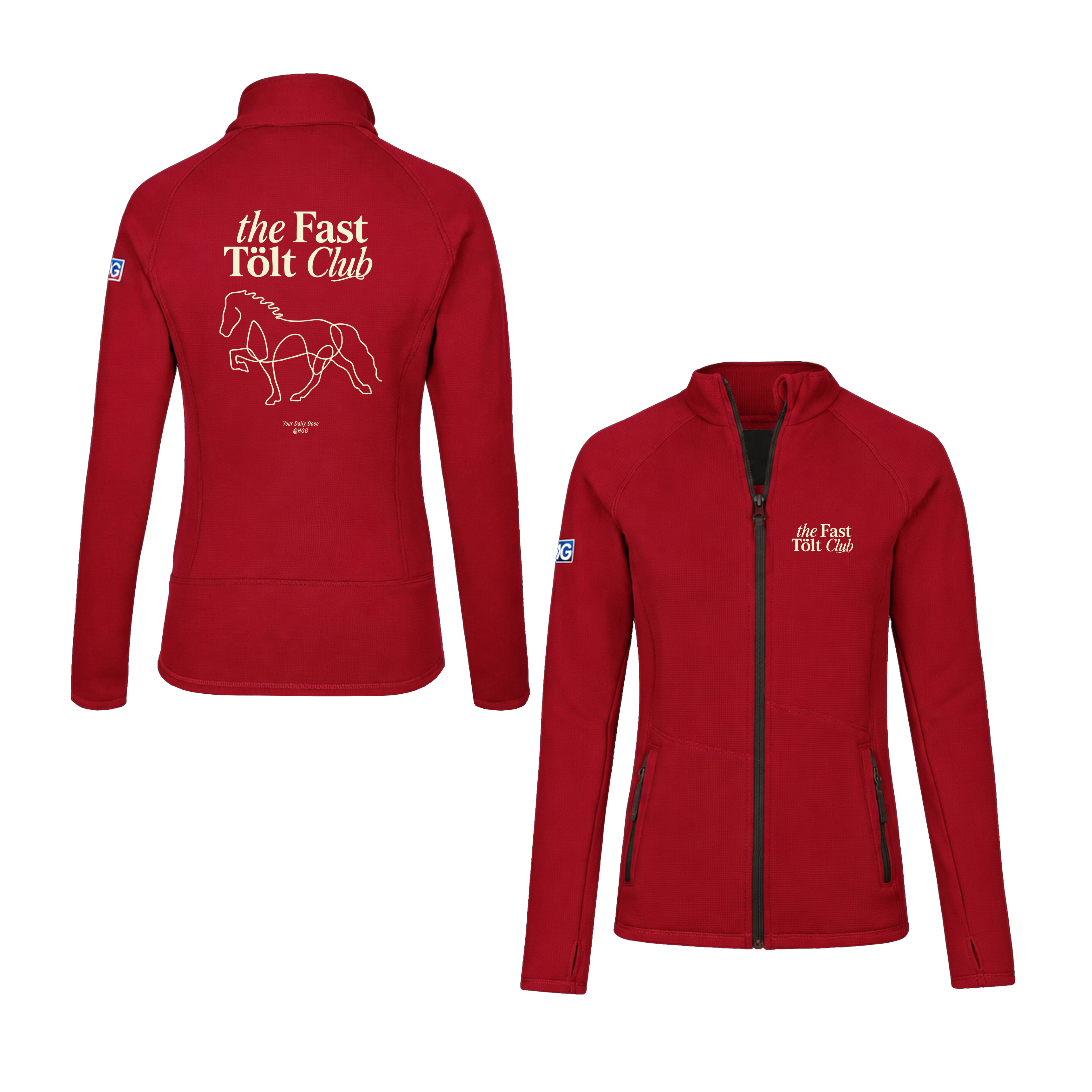 Gilja Fleece Jacke Unisex the Fast Tölt Club / B-Ware