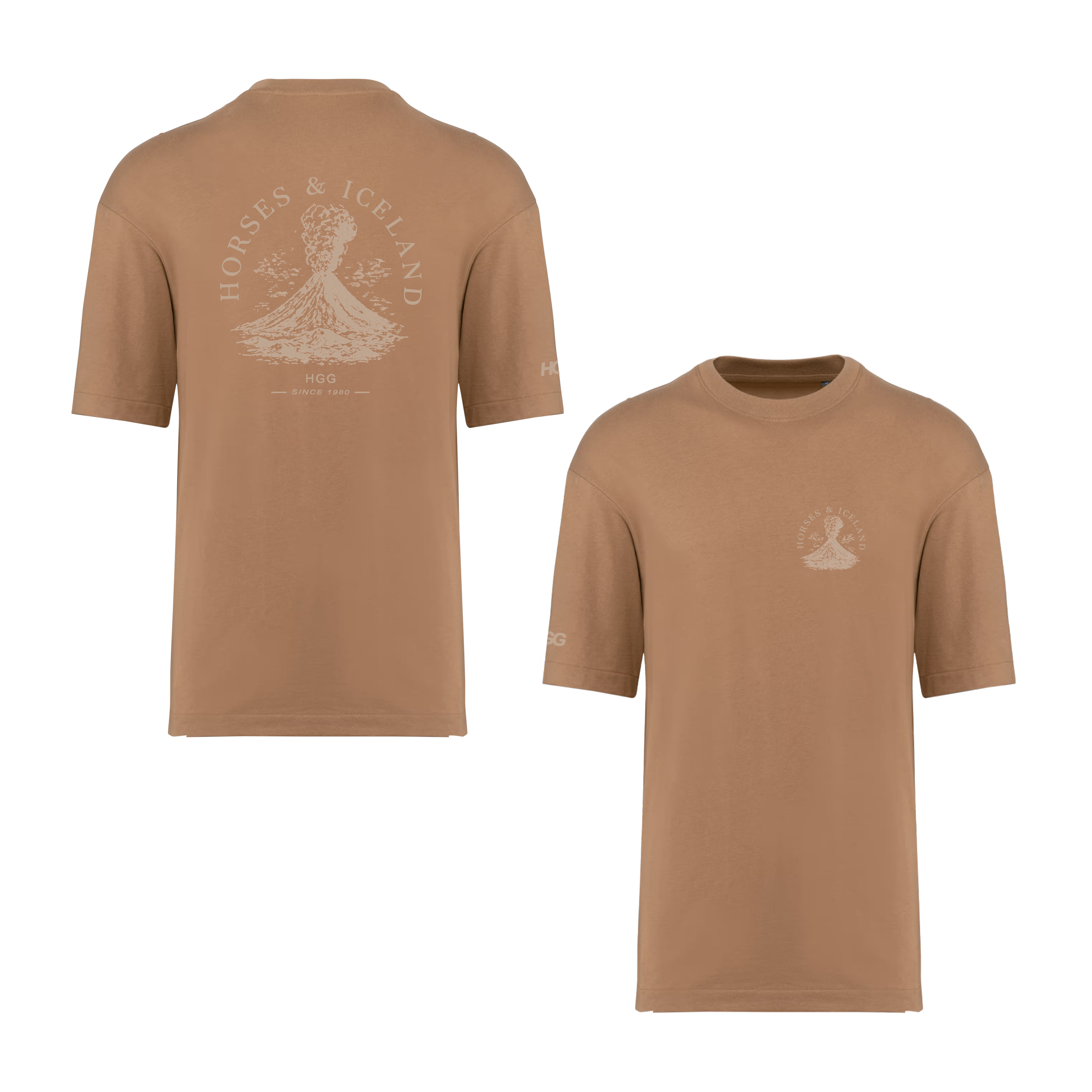Oversize T-Shirt, Unisex  220 g/m² "Horses & Island"