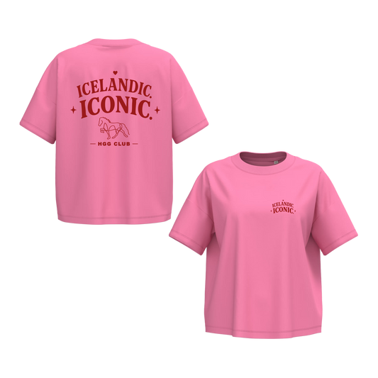 Oversize short T-Shirt, Unisex  180 g/m² "Icelandic Iconic"
