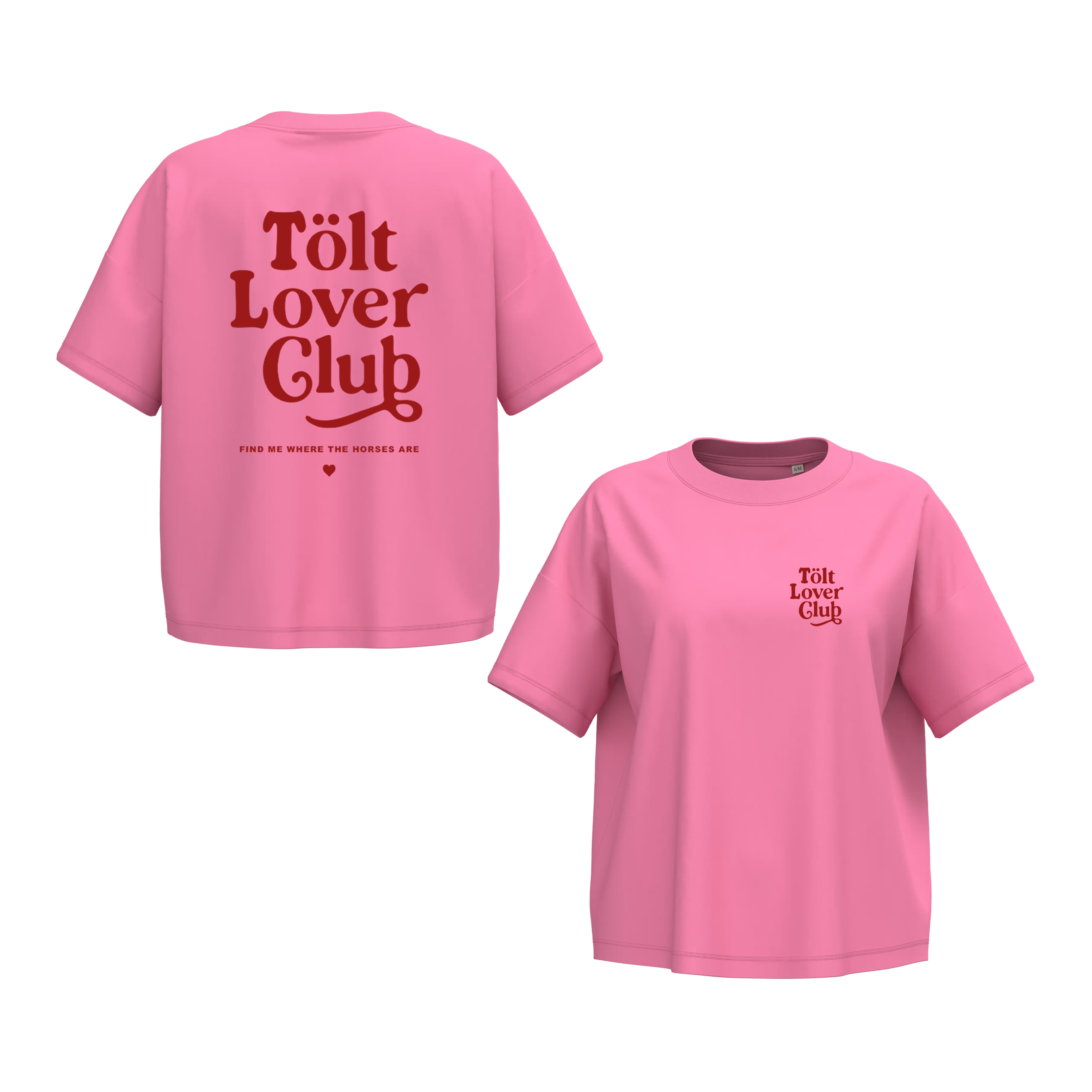Oversize short T-Shirt, Unisex  180 g/m² "Tölt Lover Club"