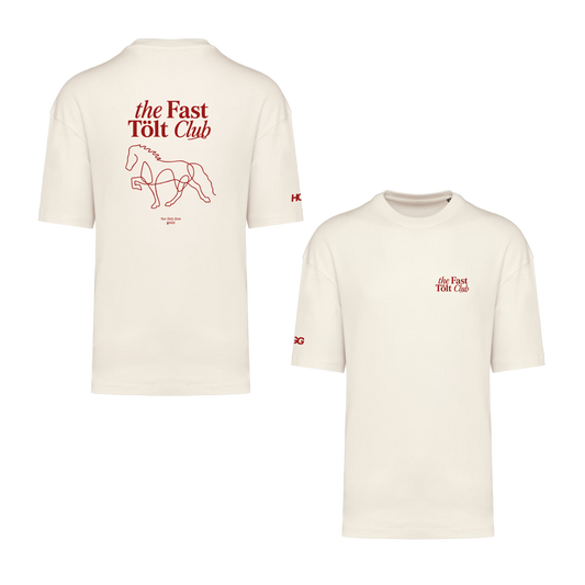 Oversize long T-Shirt, Unisex  220 g/m² "the Fast Tölt Club"