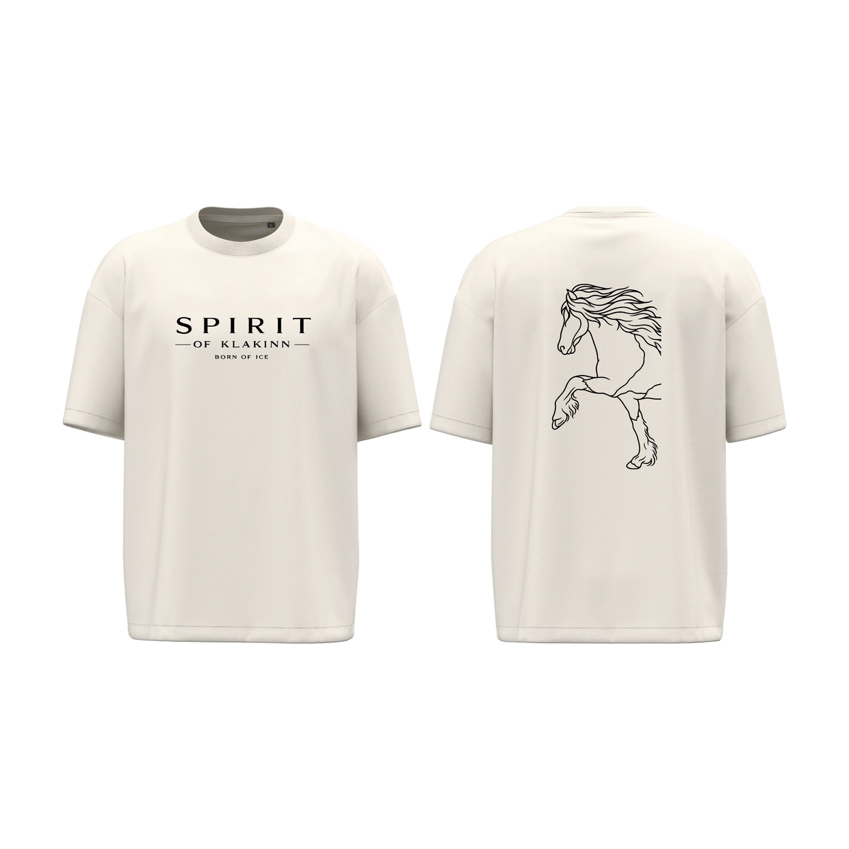 HGG T-Shirt Unisex Oversized Long 220g KLAKINN LINE – TROT