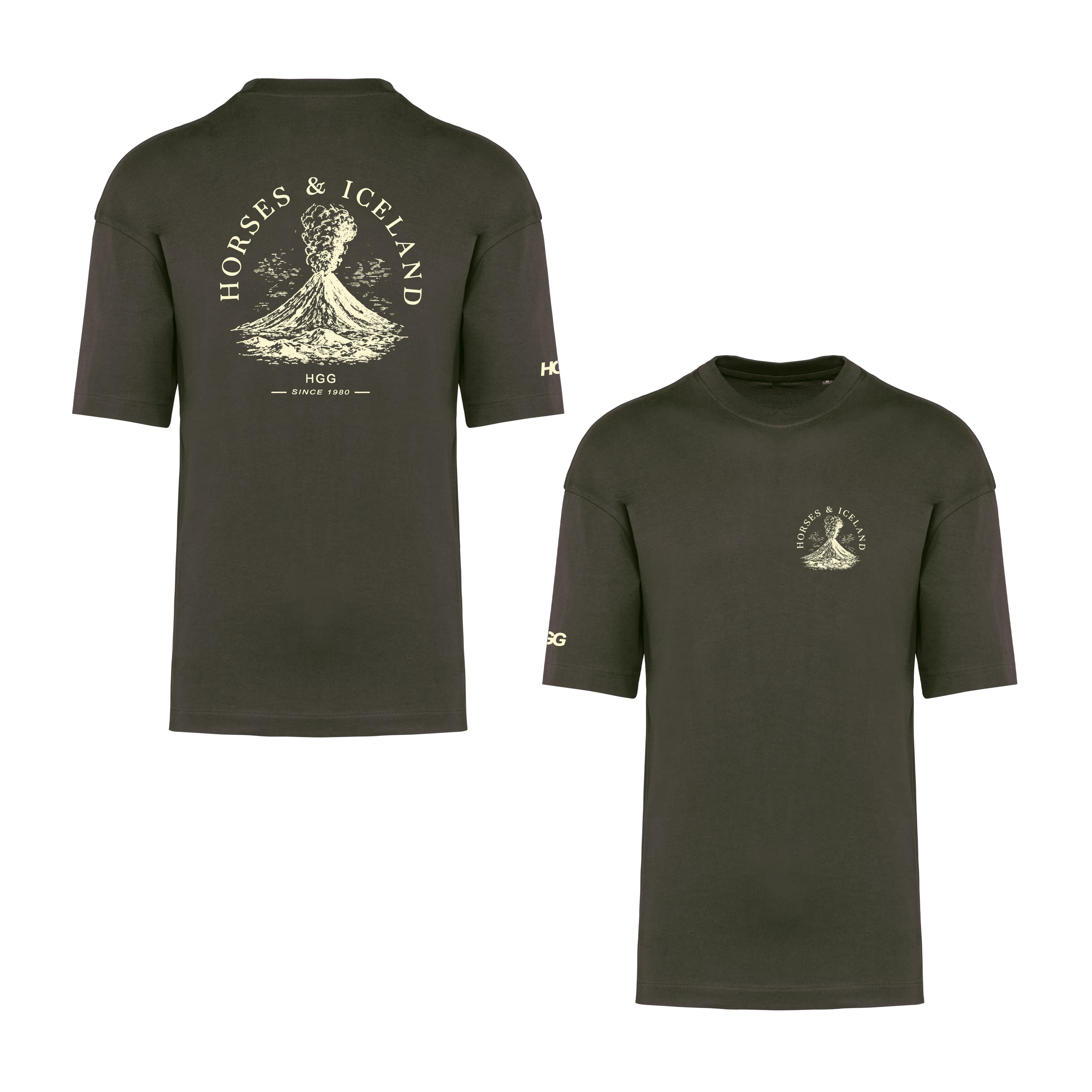 Oversize T-Shirt, Unisex  220 g/m² "Horses & Island"