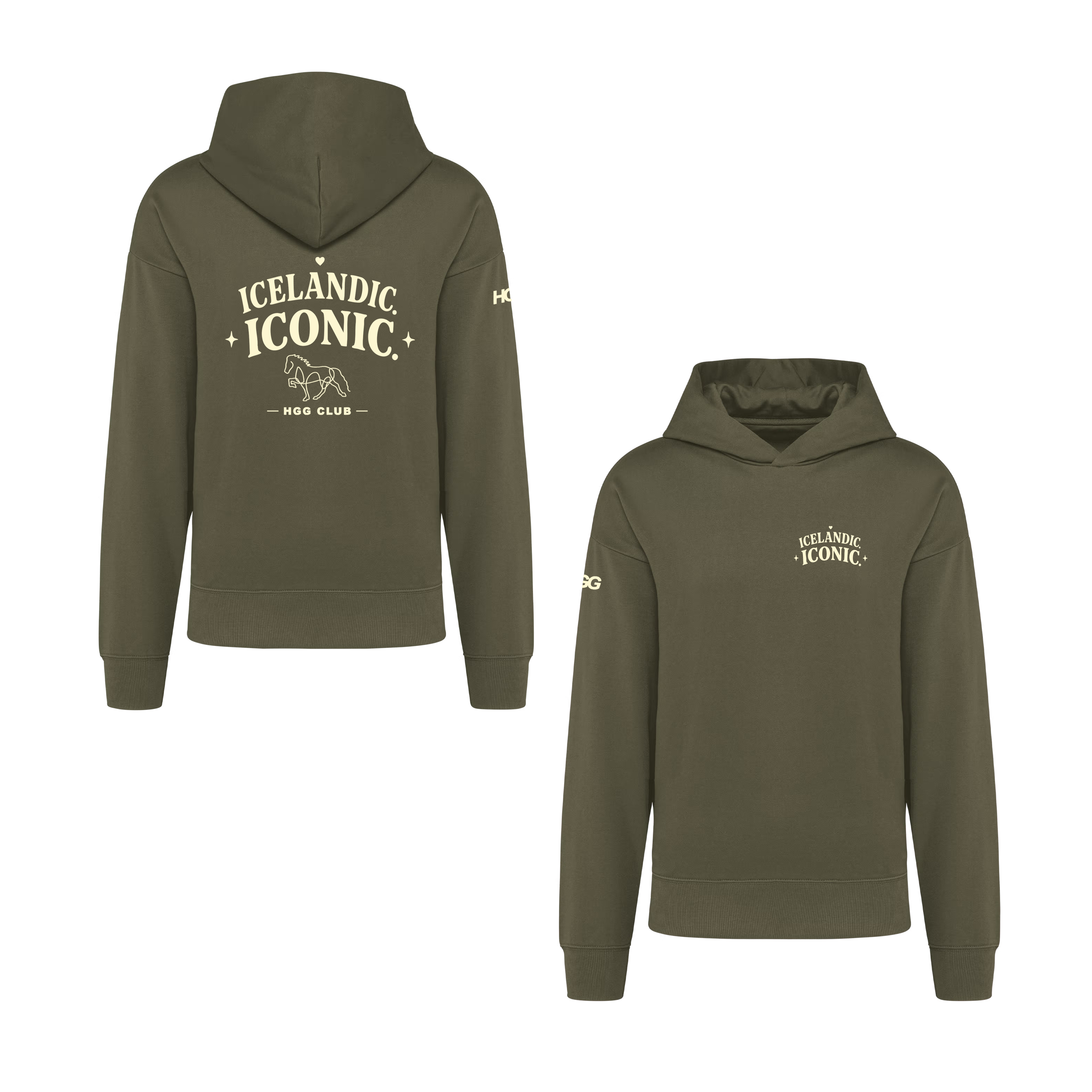 HGG Premium Hoodie Unisex Oversize "Islandic Iconic"