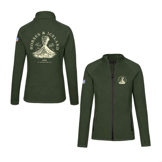 Gilja Fleece Jacke Unisex Horses and Iceland / B-Ware