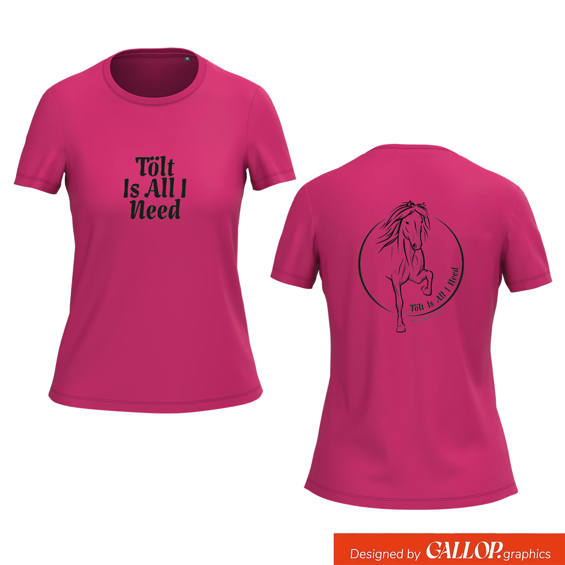 Women's T-shirt BIO-BW "I love Island"