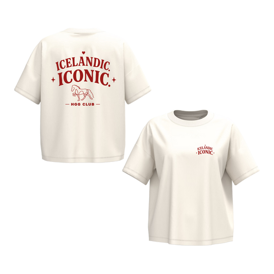 Oversize short T-Shirt, Unisex  180 g/m² "Icelandic Iconic"