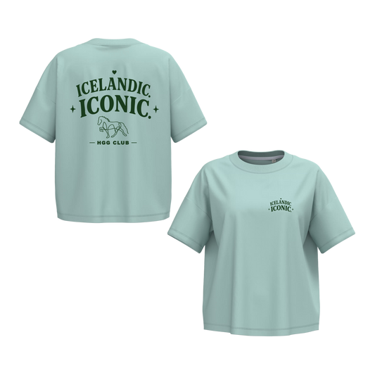 Oversize short T-Shirt, Unisex  180 g/m² "Icelandic Iconic"