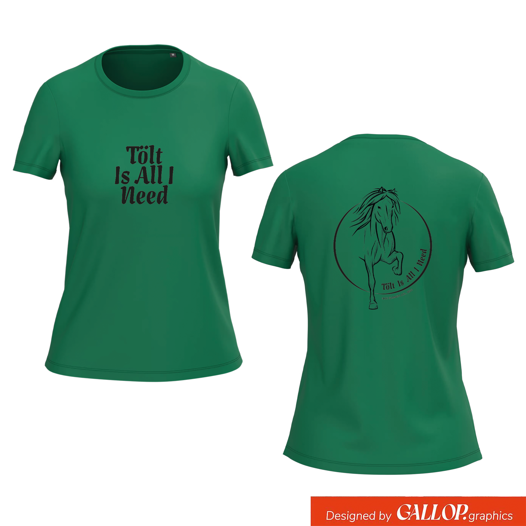 Women's T-shirt BIO-BW "I love Island"