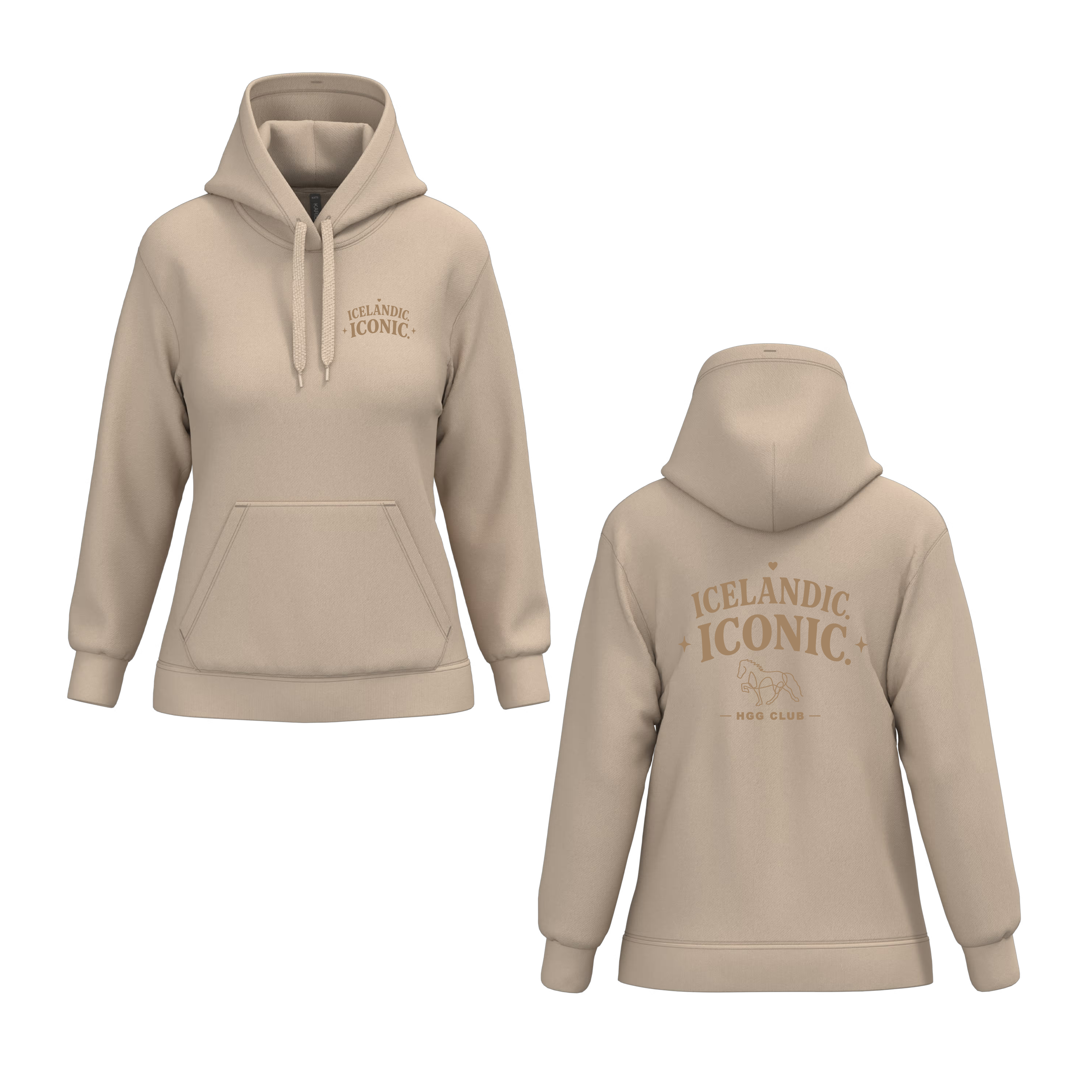 HGG Hoodie Damen "Icelandic Iconic"
