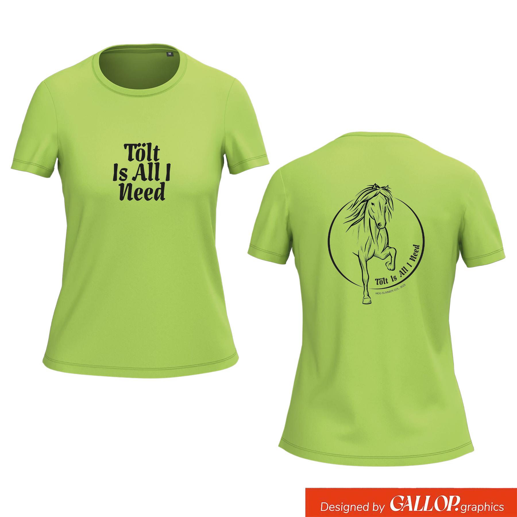 Women's T-shirt BIO-BW "I love Island"