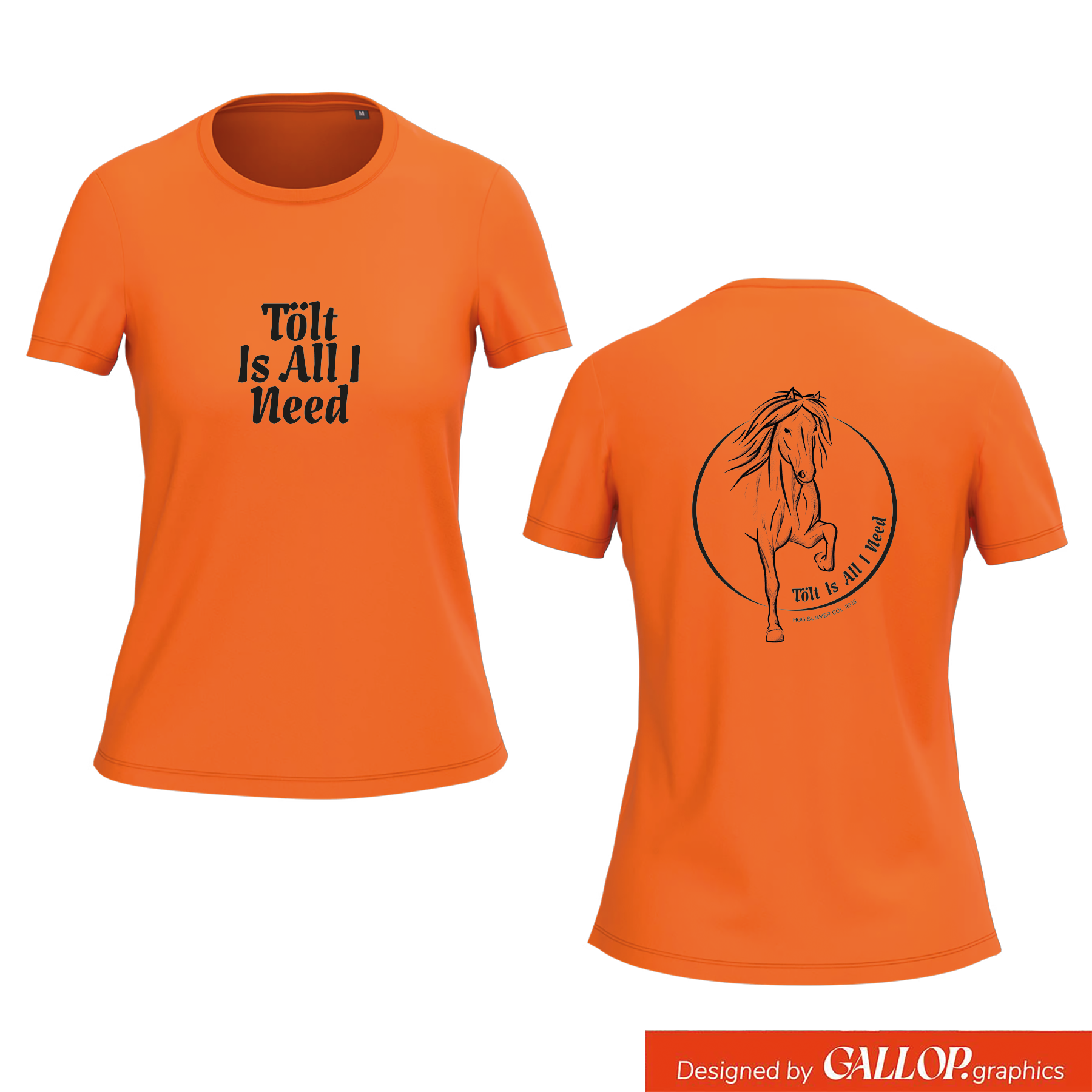 Women's T-shirt BIO-BW "I love Island"