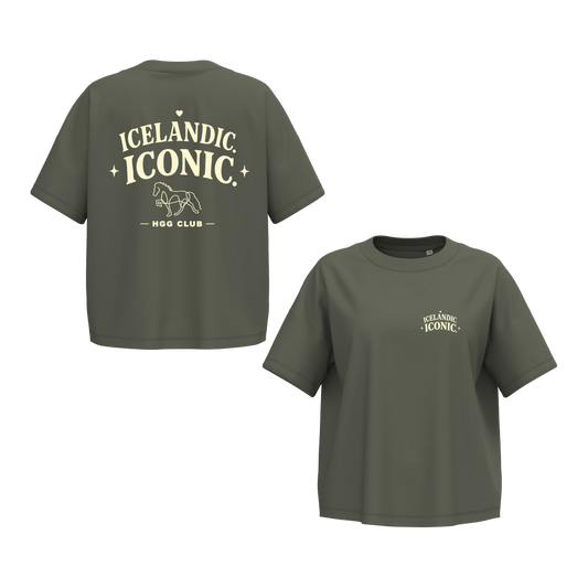 Oversize short T-Shirt, Unisex  180 g/m² "Icelandic Iconic"