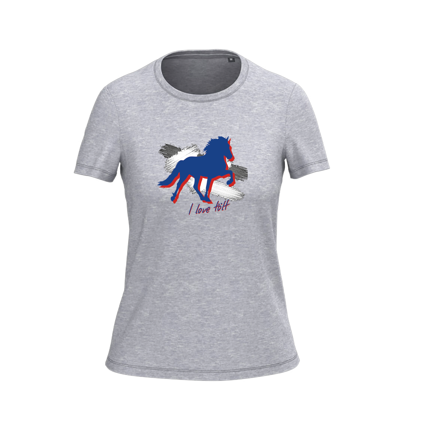 Women's T-shirt BIO-BW "I love Island"