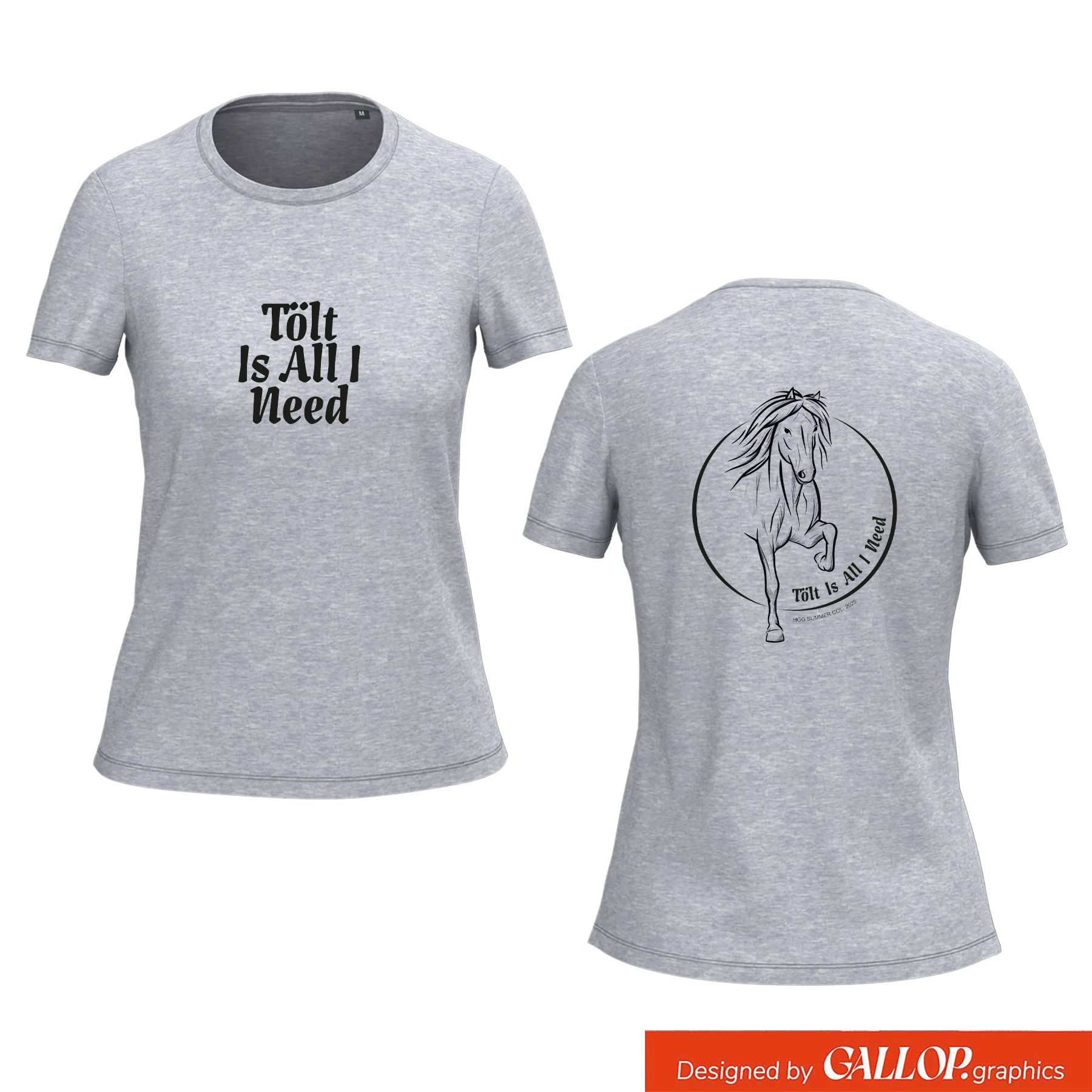 Women's T-shirt BIO-BW "I love Island"