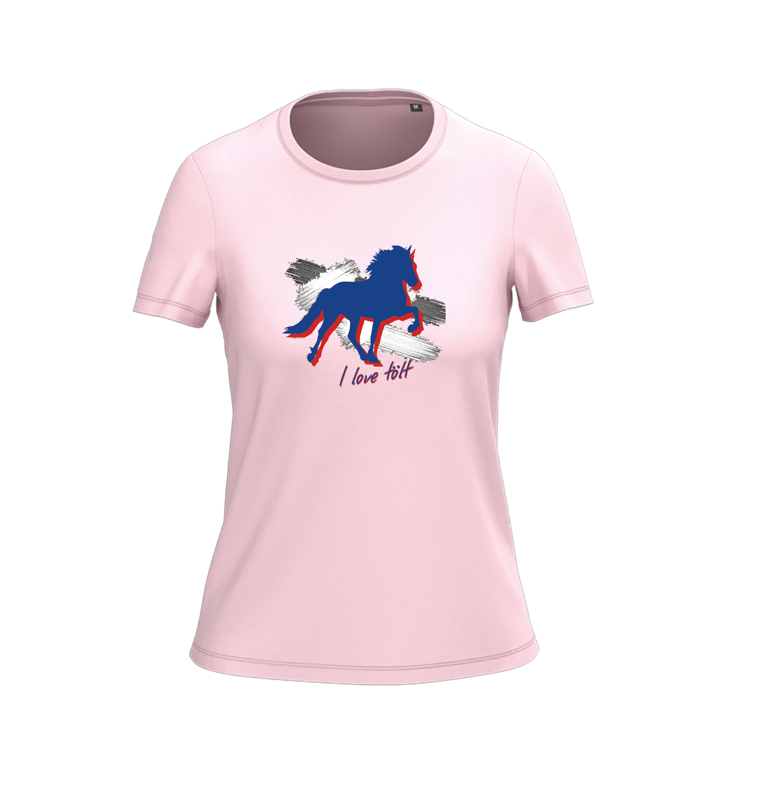 Women's T-shirt BIO-BW "I love Island"