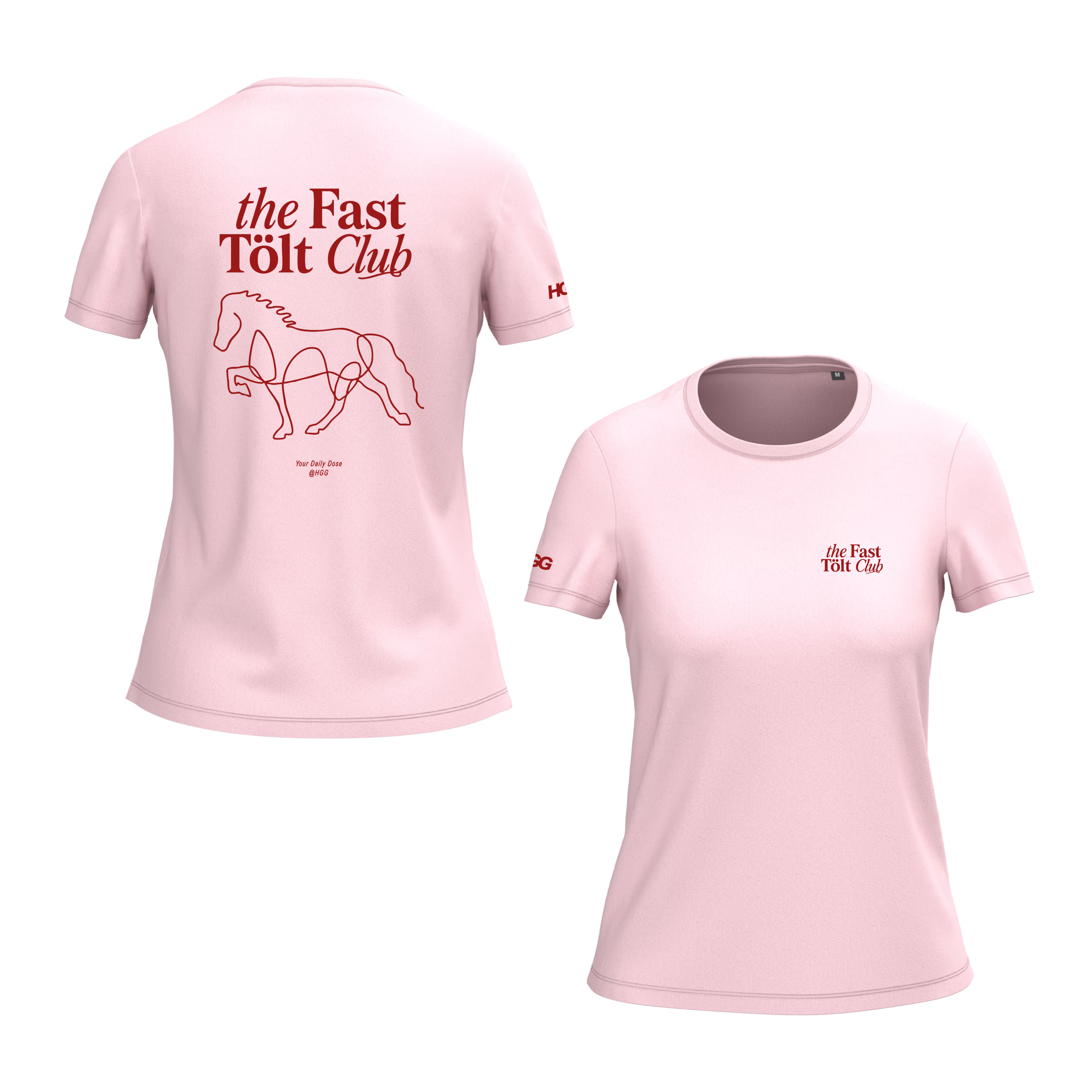 Damen T-Shirt BIO-BW "the Fast Tölt Club"