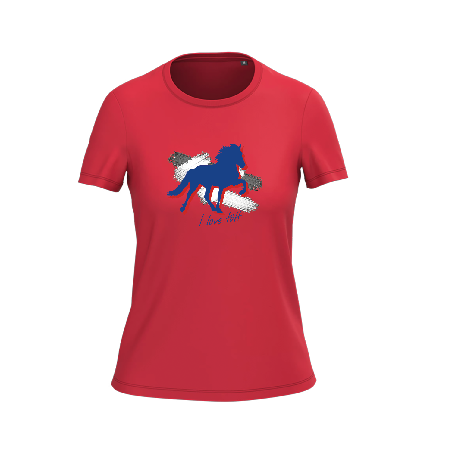 Women's T-shirt BIO-BW "I love Island"