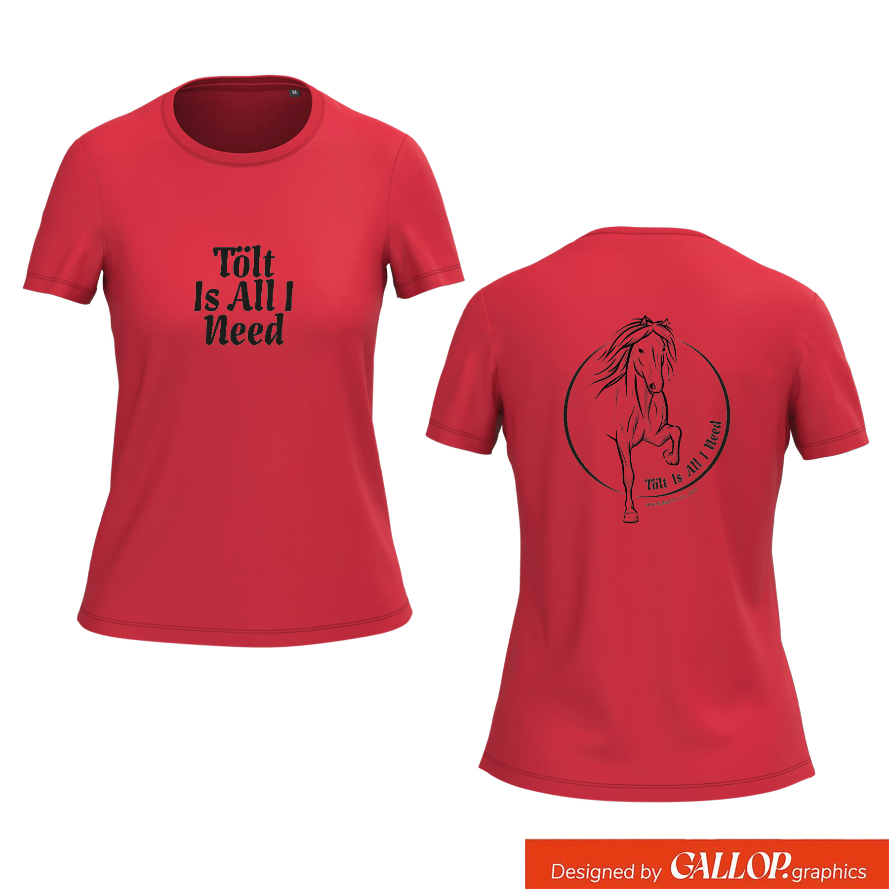 Women's T-shirt BIO-BW "I love Island"