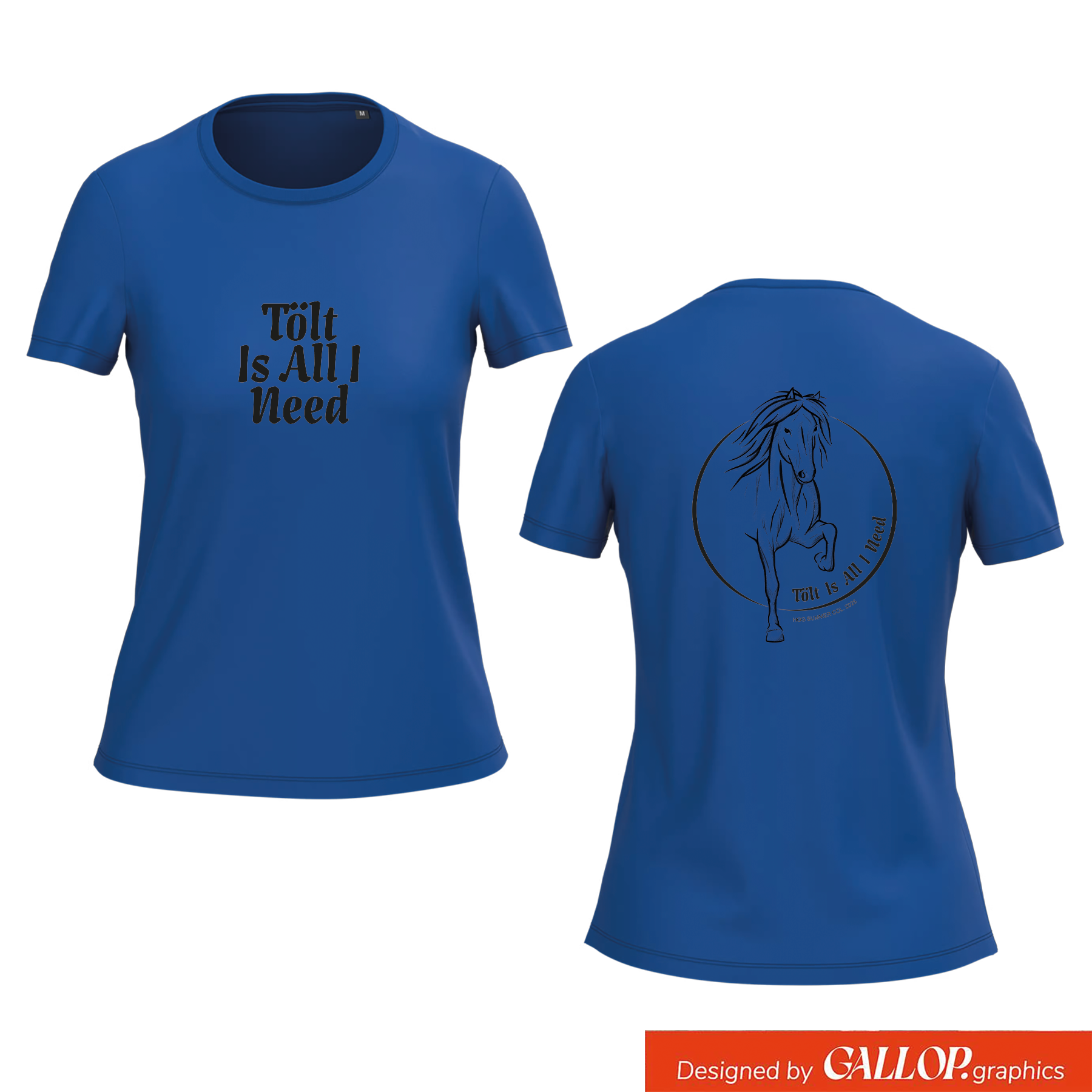 Women's T-shirt BIO-BW "I love Island"