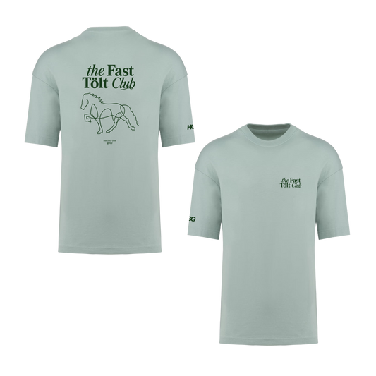 Oversize long T-Shirt, Unisex  220 g/m² "the Fast Tölt Club"
