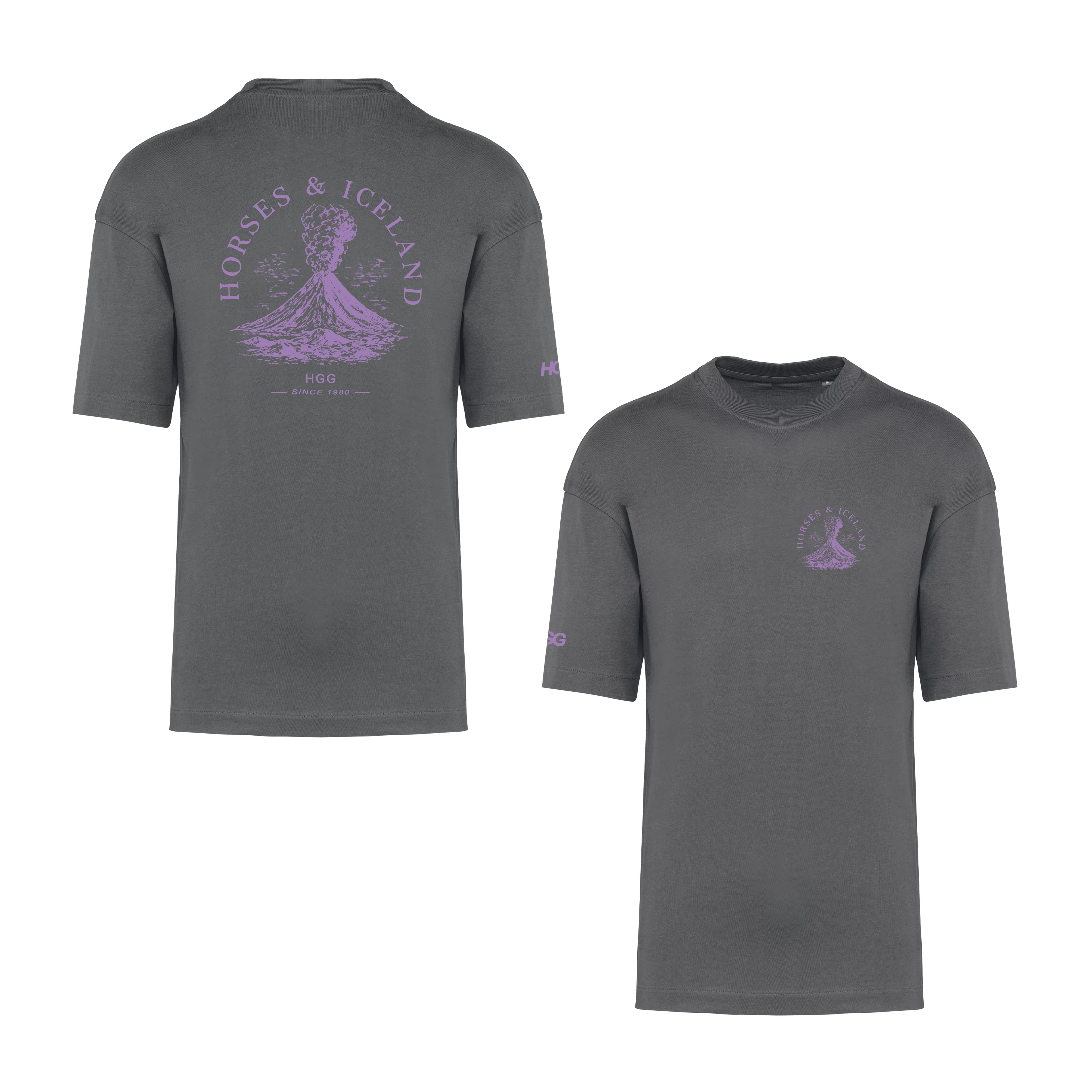 Oversize T-Shirt, Unisex  220 g/m² "Horses & Island"