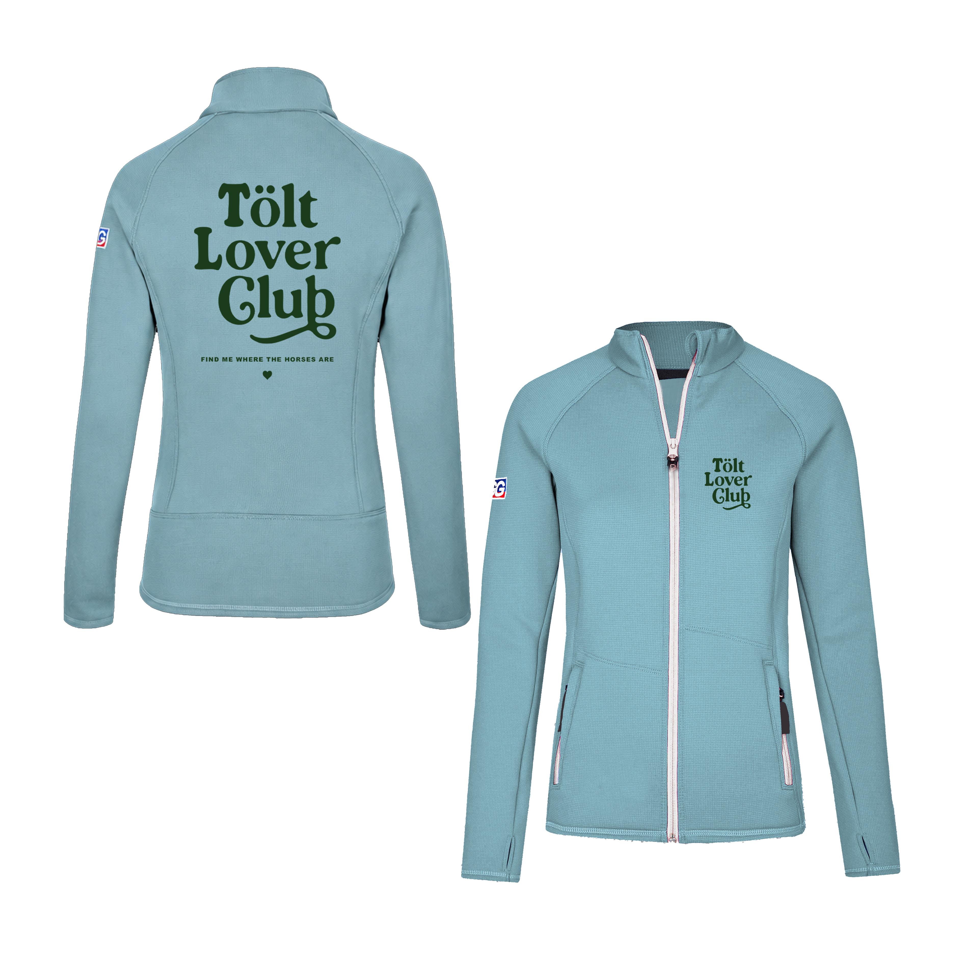 Gilja Fleece Jacke Unisex Tölt Lover Club / B-Ware