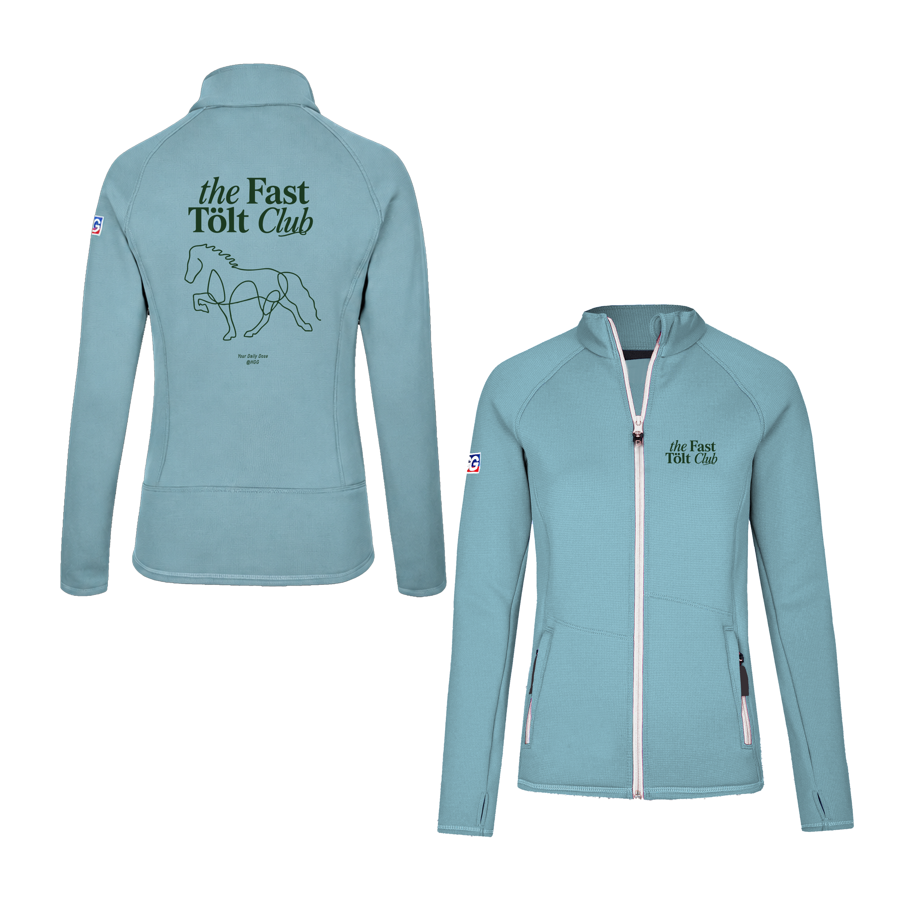 Gilja Fleece Jacke Unisex the Fast Tölt Club / B-Ware