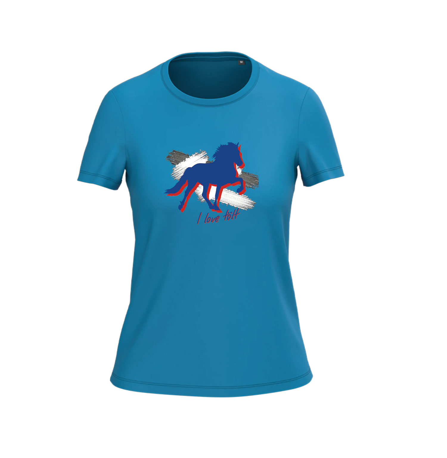 Women's T-shirt BIO-BW "I love Island"