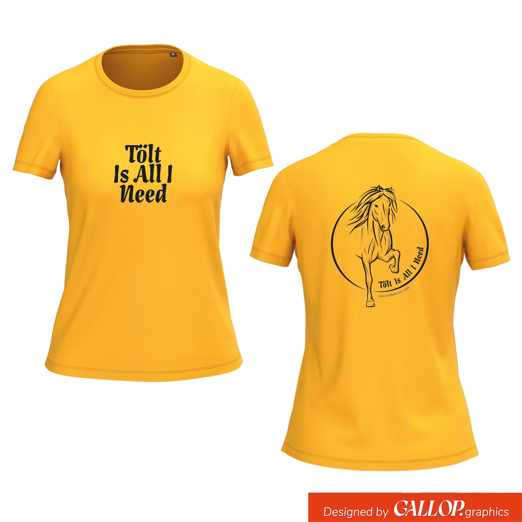 Women's T-shirt BIO-BW "I love Island"