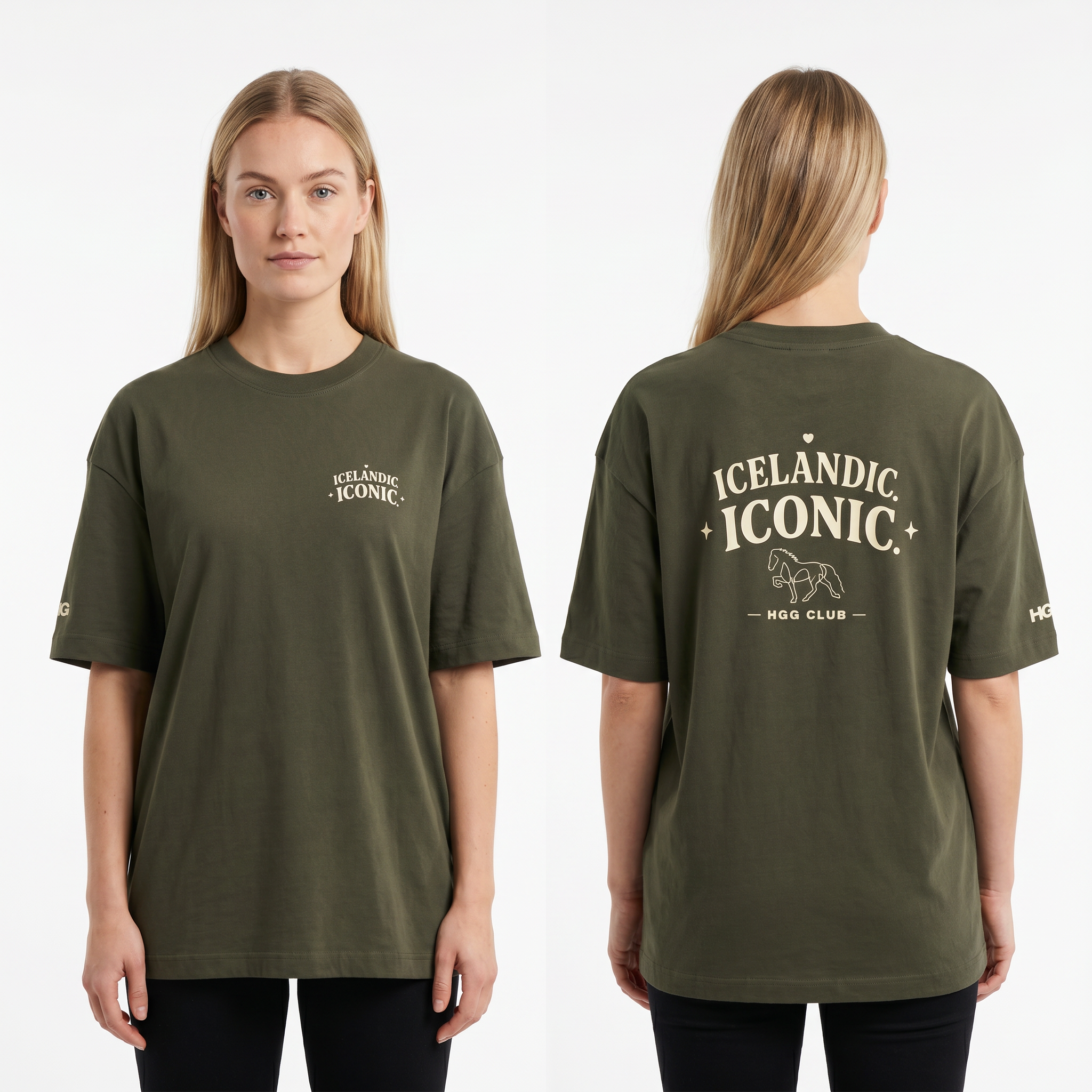 Oversize long T-Shirt, Unisex  220 g/m² "Icelandic Iconic"