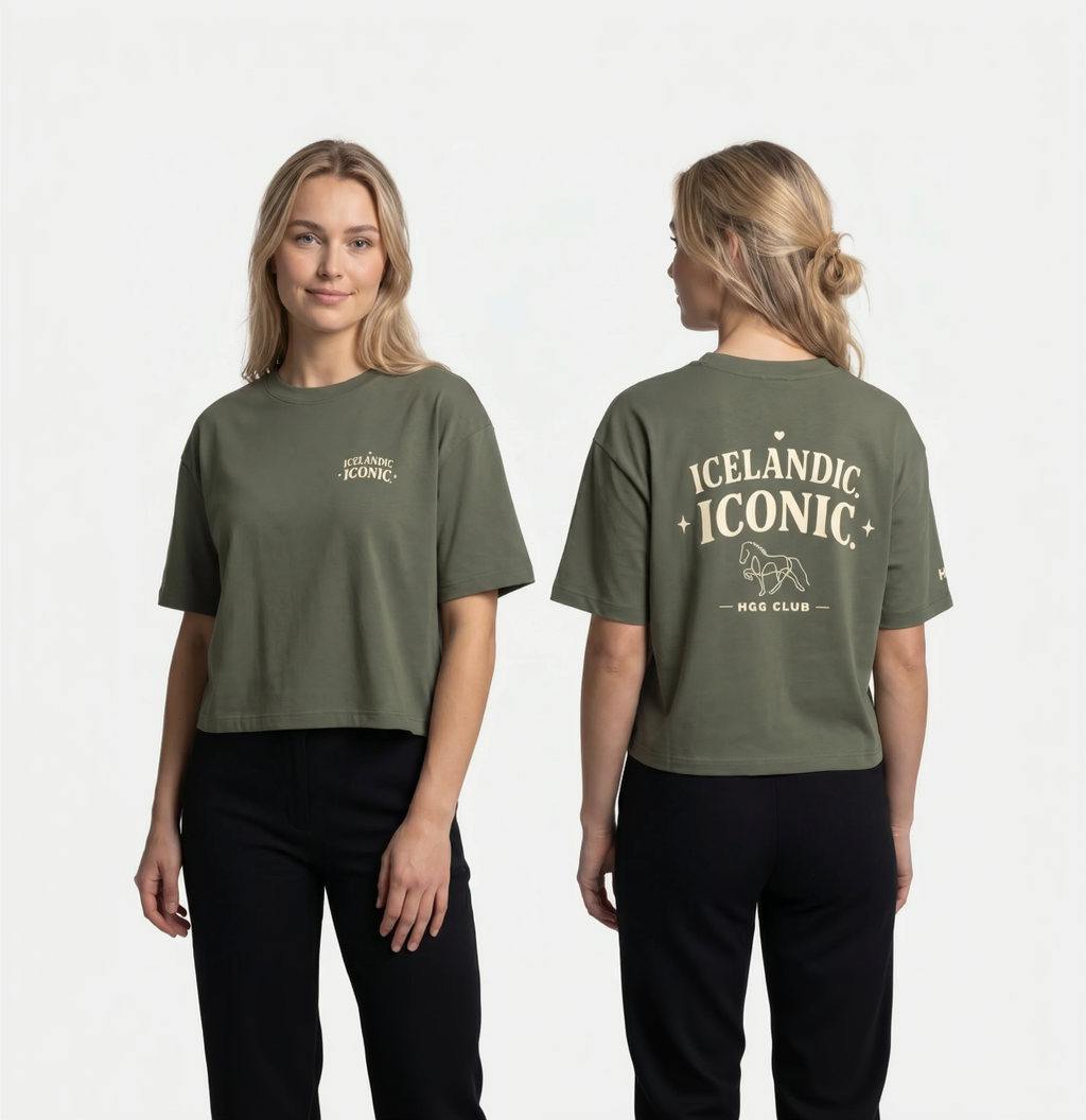 Oversize short T-Shirt, Unisex  180 g/m² "Icelandic Iconic"